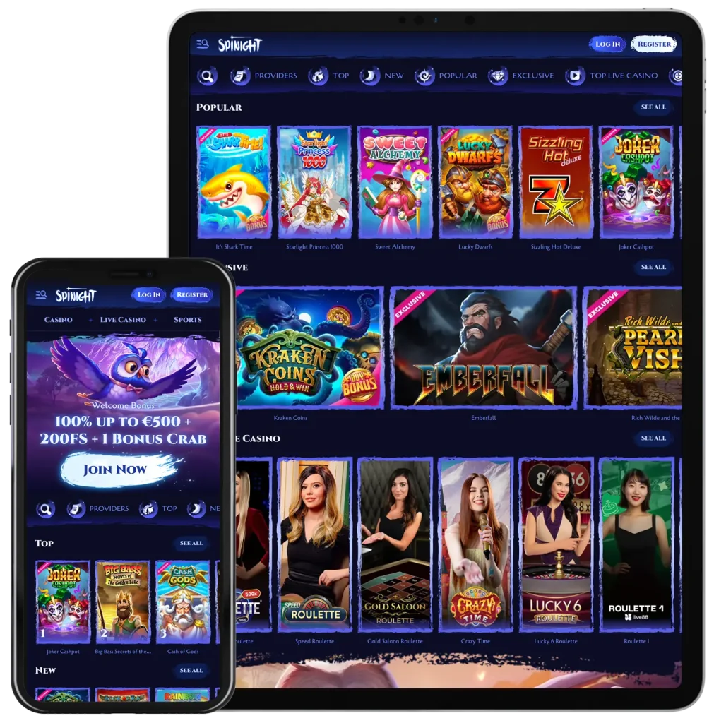 Spinight Casino Mobile App